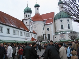 Chorklasse auf dem Weihnachtsmarkt 2016 in Klosterlechfeld